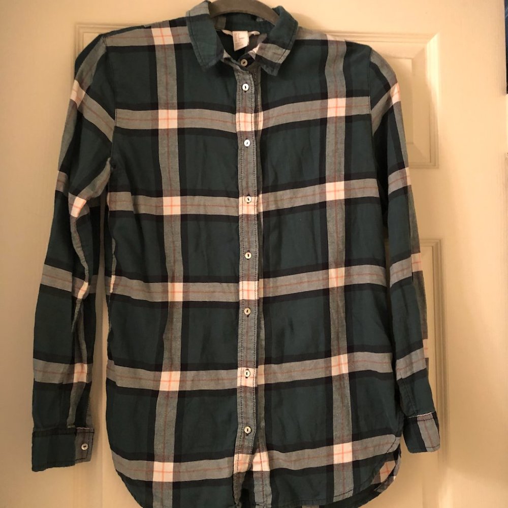 Green Plaid Shirt